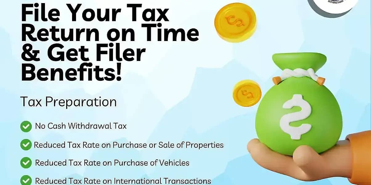 Tax Consultant Tax Filer FBR Income Tax Return Sales Tax NTN Services 15