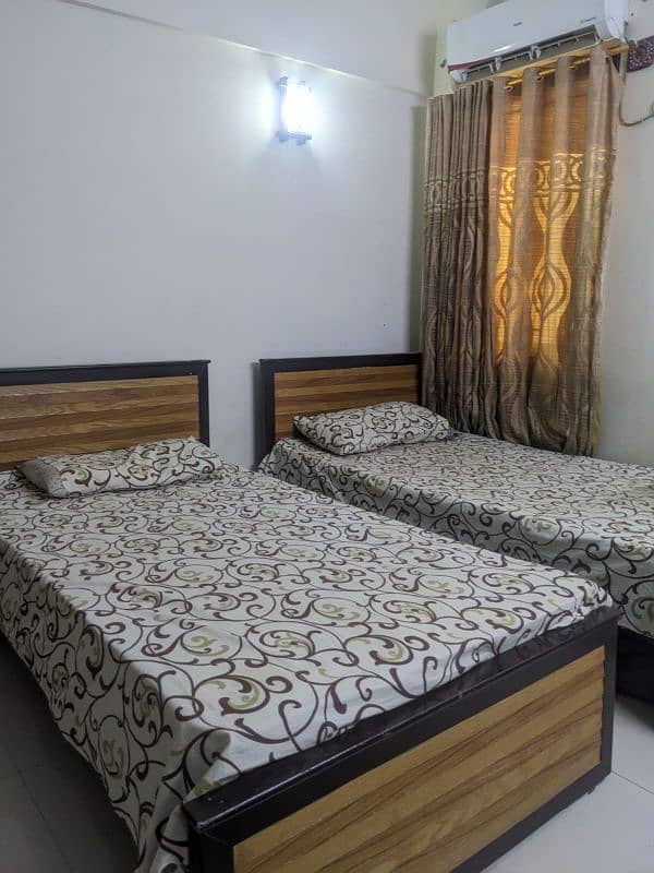 two single bed with mattress 2