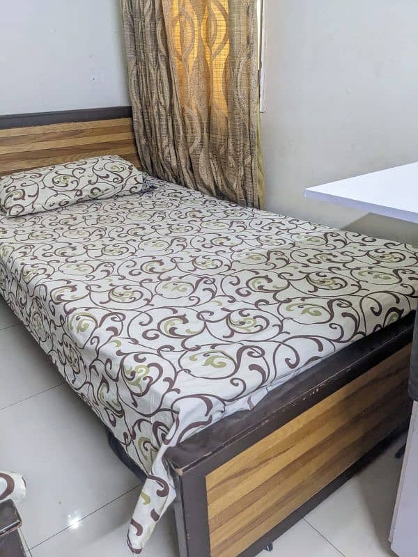 two single bed with mattress 4