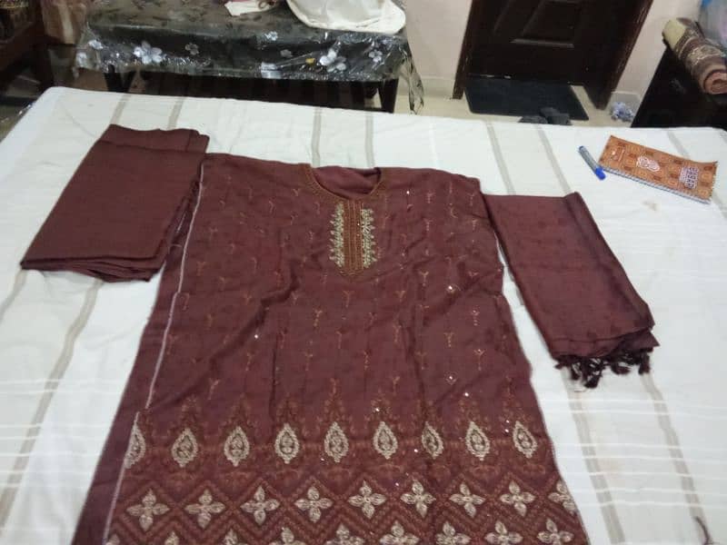 unstitched ladies suits elegant customized design 7