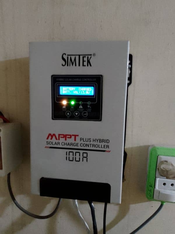 Simko MPPT charger 100AMP, 1000wt Homage UPS & Battery 180amp 3