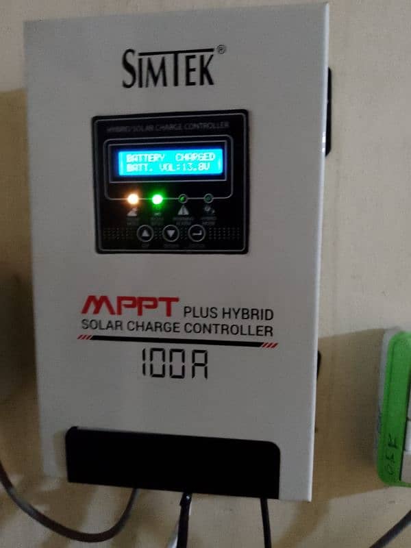 Simko MPPT charger 100AMP, 1000wt Homage UPS & Battery 180amp 4