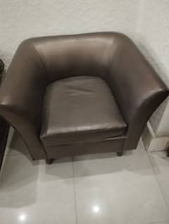 single comfortable sofa