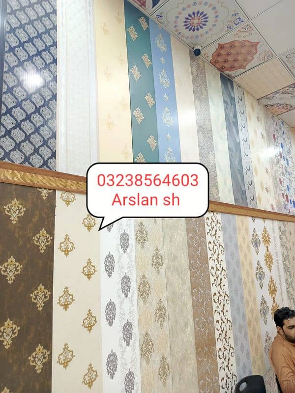 3d wallpaper/Gypsum ceiling/Pvc wall panel/Wallpanel/Artificial grass 16