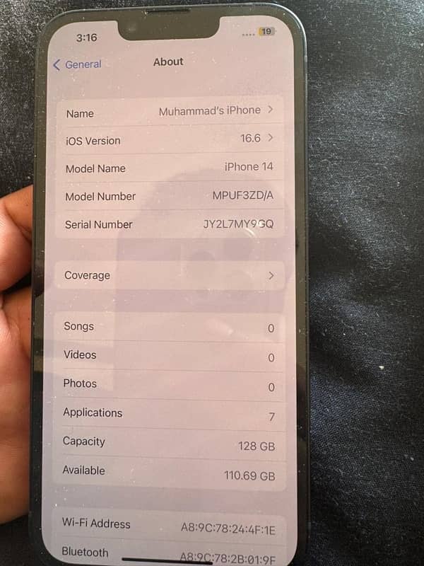 iPhone 14 128 GB 10/10 Non PTA 4