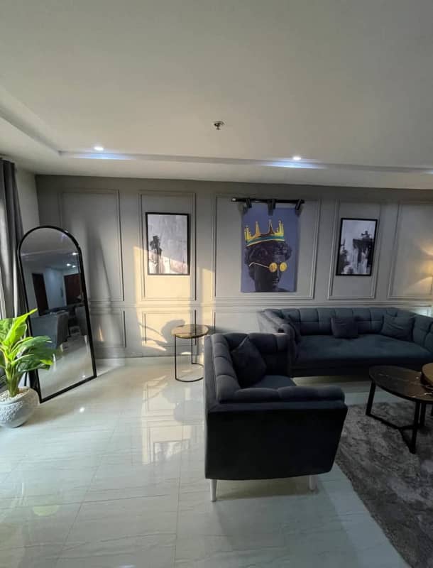 1 Bed Luxury Furnished Apartment For Rent in Bahria Town Lahore. 4