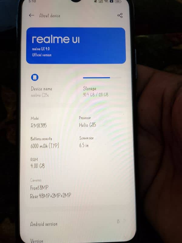 realme c25s 0