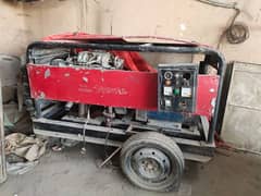 it's a 30 kva generator having V8 engine