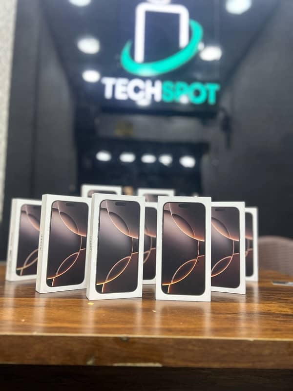 iPhone 16 pro max 256gb JV box pack non pta non active desert only 2