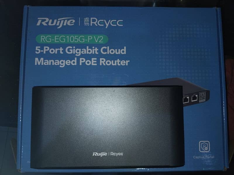 RG-EG105G-P V2 Reyee Cloud Managed PoE Router 0