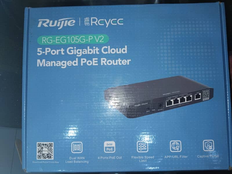 RG-EG105G-P V2 Reyee Cloud Managed PoE Router 2