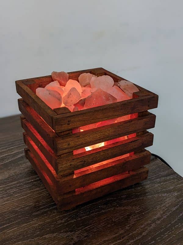 Pink Himalayan salt lamp side Table lamps moon lamp wall lamp 4