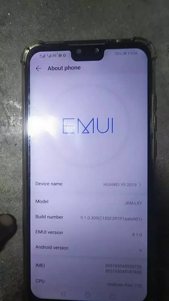 Huawei y9 for sale condition 9/10 all ok no problem 5