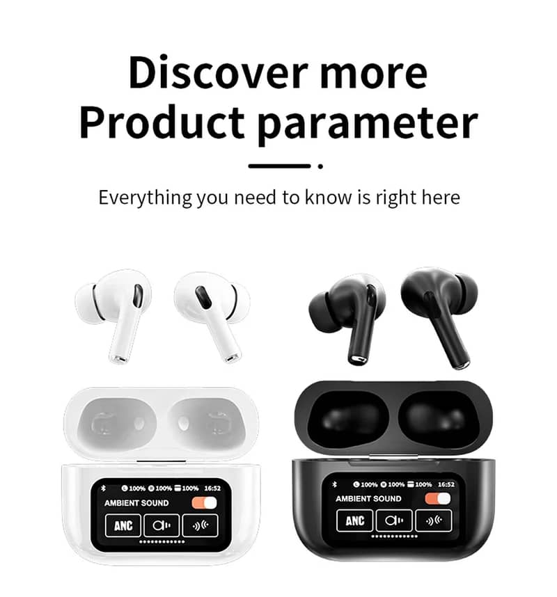 A9 Pro Screen Earbuds 2