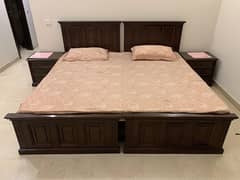 Single Bed Set (x2) with Side Tables (x2)