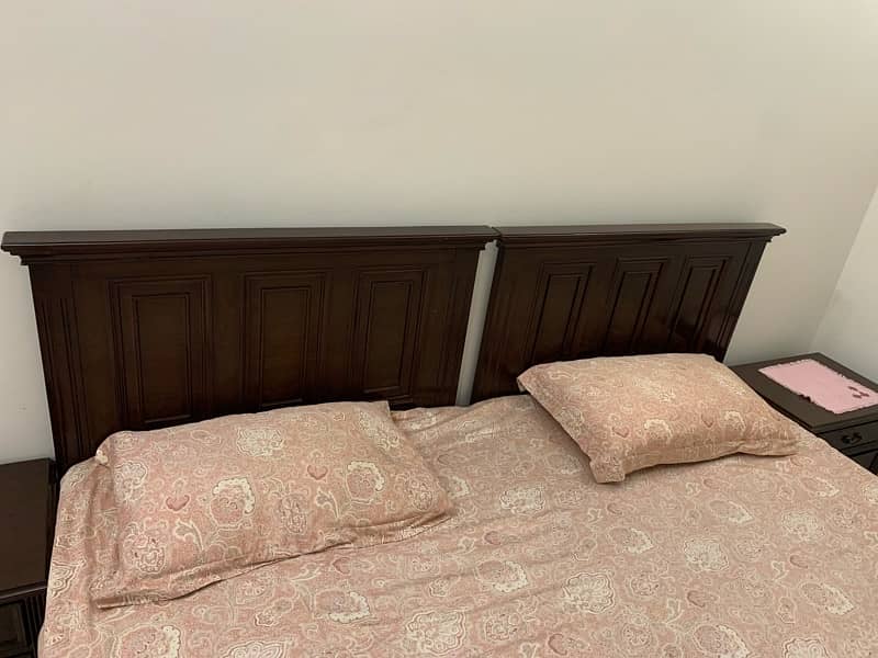 Single Bed Set (x2) with Side Tables (x2) 3