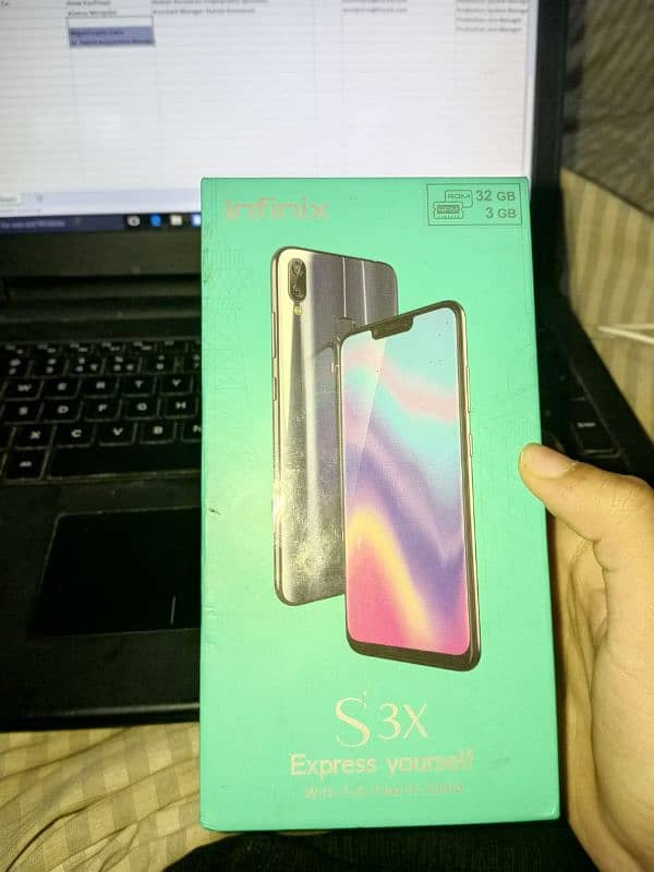 Infinix S3x Atp approved Ram 3 32 gb with box 6