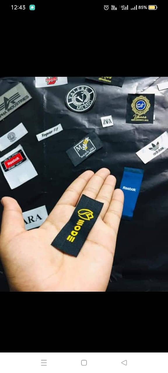 Woven Label|Clothing labels|Label|Patches|Hang tag|Logo|Fabric Tags 17