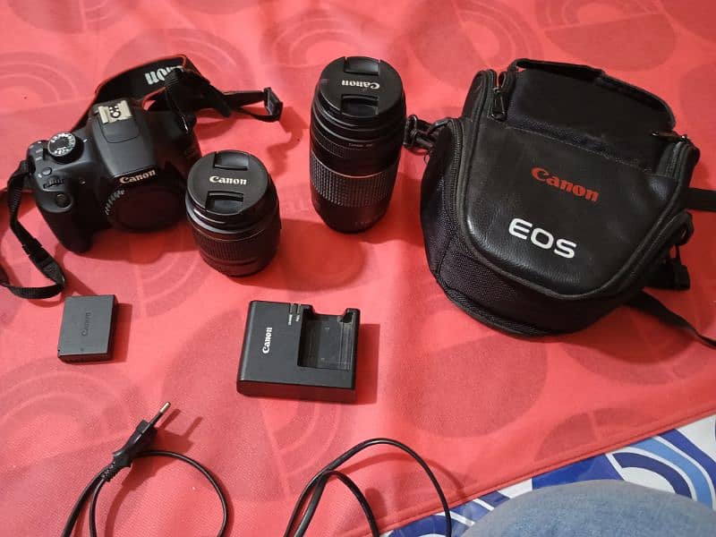 CANON EOS1200D WITH TWO LENSES 0