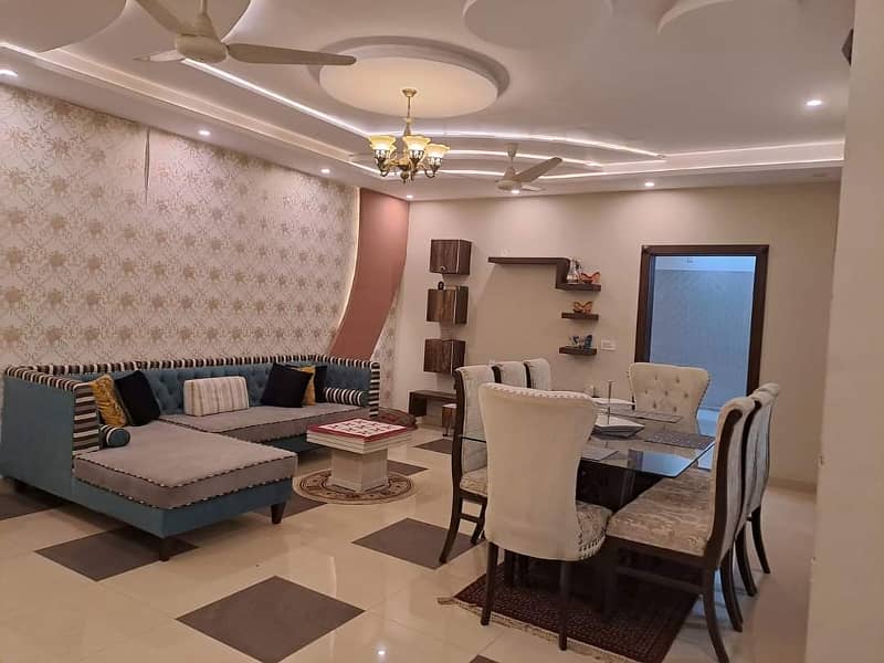 10 Marla Luxurious Furnished House Available For Rent In Phase 8 Bahria Town 0