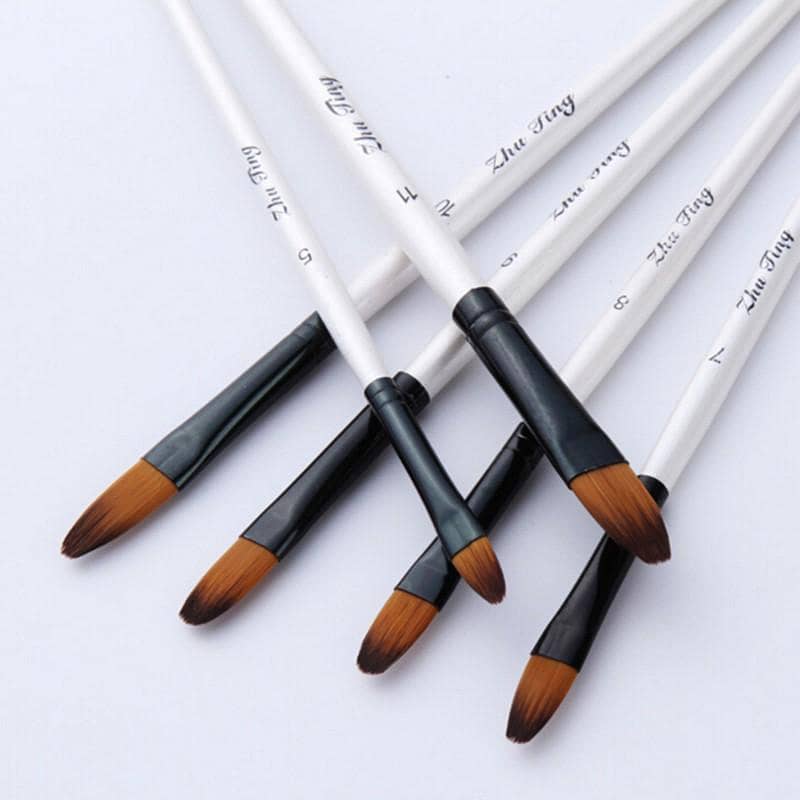 12pcs Artist Wooden Paint Brush Set 2