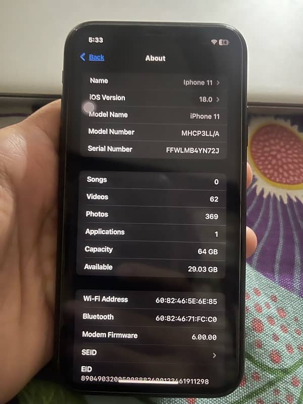 Iphone 11 scratchless jv 64gb 0