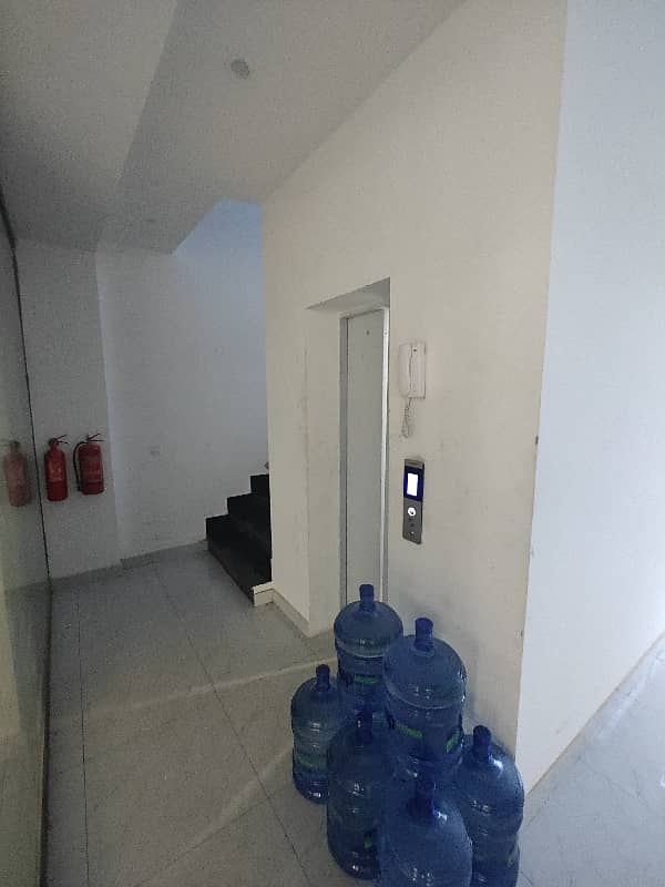 1 KANAL 3RD FLOOR HALL WITH LIFT AND BASEMENT PARKING FOR RENT 12