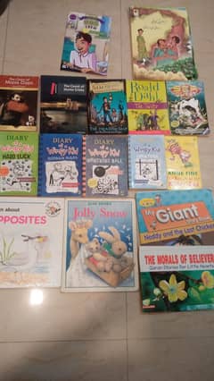 Books for sale (including diary of a wimpy kid,count of monte cristo)