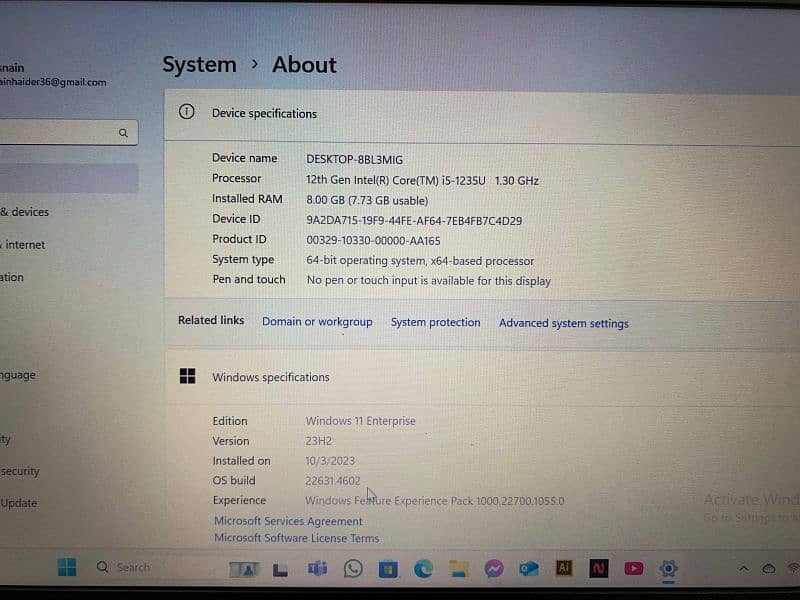 Lenovo Core i5 12th Gen New condition 2