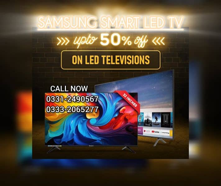 TODAY OFFER 48 INCHES SMART LED TV WIFI USB HDMI 0
