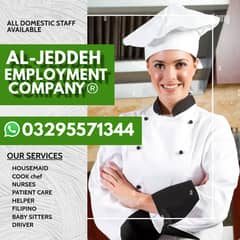 Maids / House Maids /Chef / House Cook / Baby Sitter Driver available