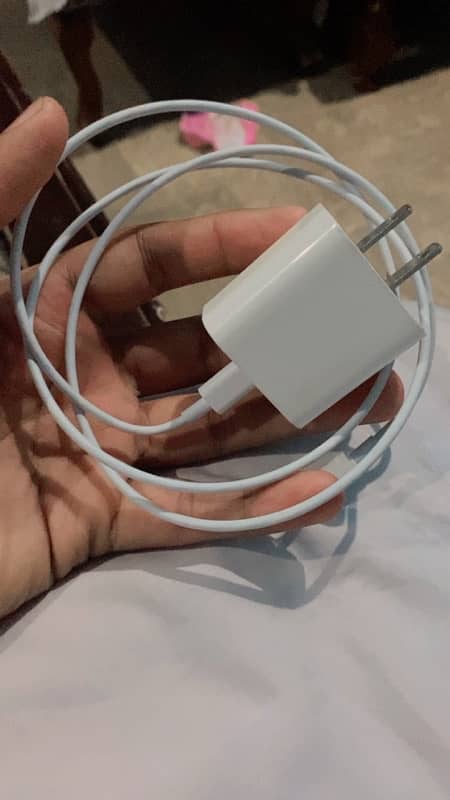 orgnal iphone charger 20W and cable urgent sale 2