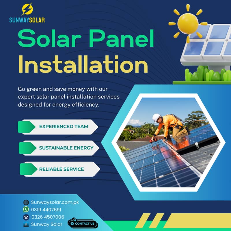 Full Solar Setup Installation - Inverter Solar Panels - Solar Power 0