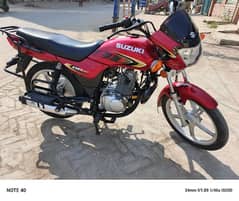 Suzuki 110 2023  model all Punjab number 10by10 condition