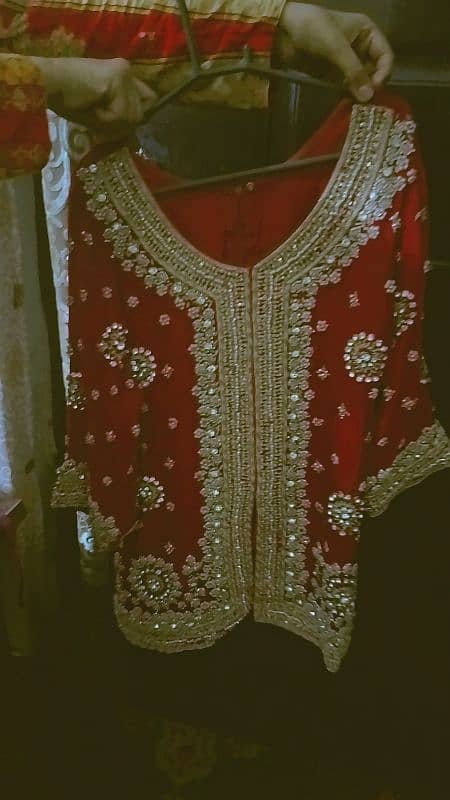 *Bridal Lehnga| Barat Dress | Wedding Wear| Red Lehnga |Bridal Dress* 7