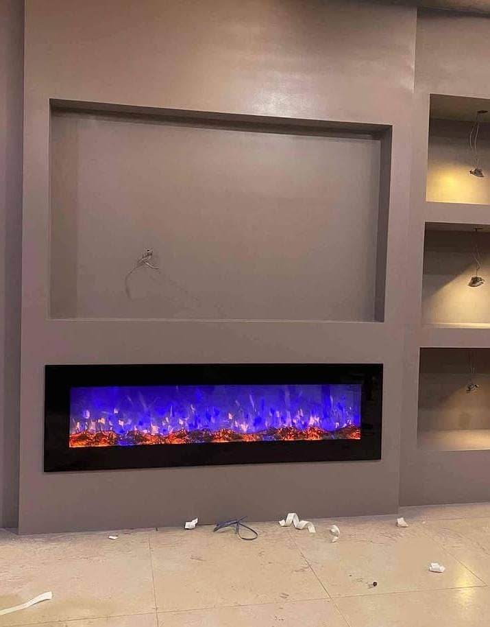 Fireplace - Marble fireplace - Electric fireplace - Fire decoration 6