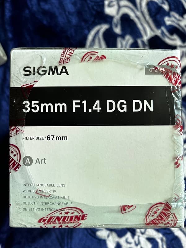 sigma lens 35mm dg dn f1.4 0