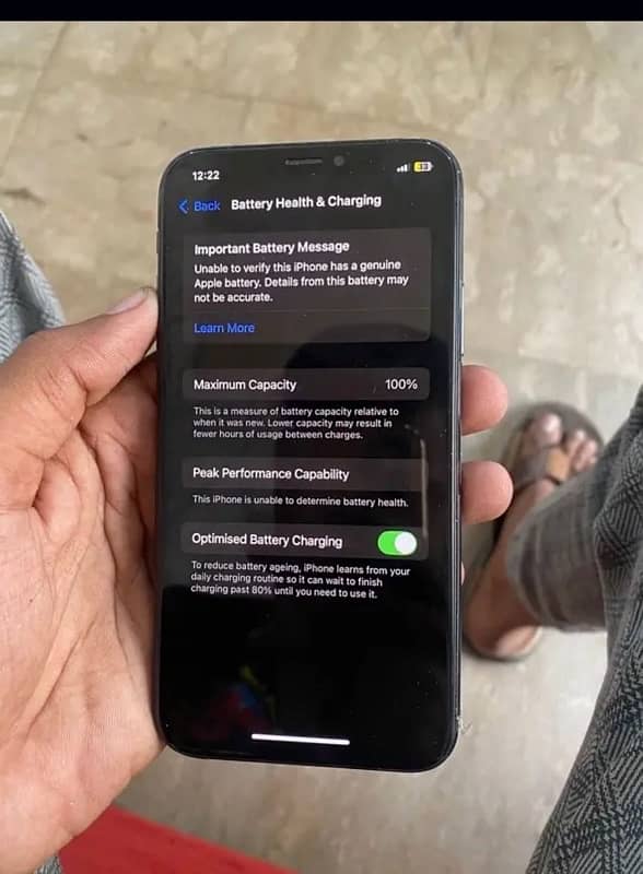 iphone xs all ok just battery change 0