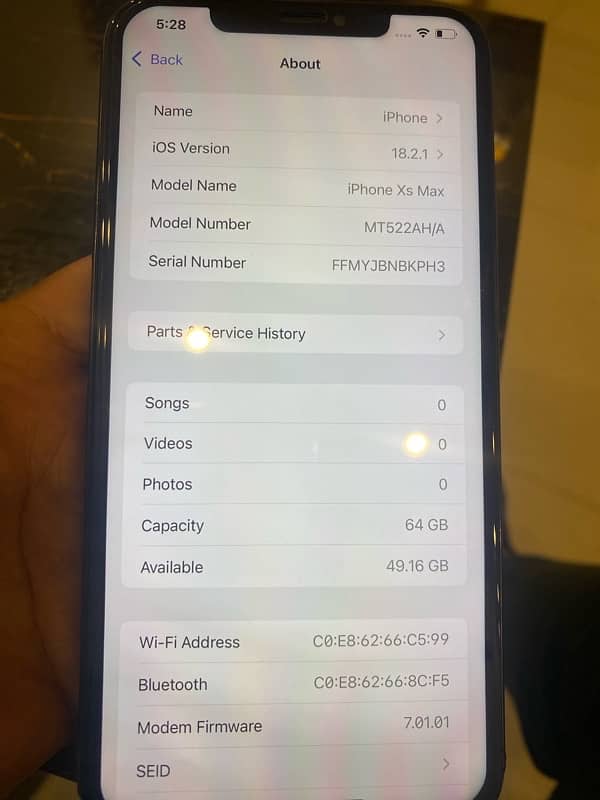 iphone XS Max 64gb 4