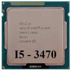 Core i-5 3470 processor