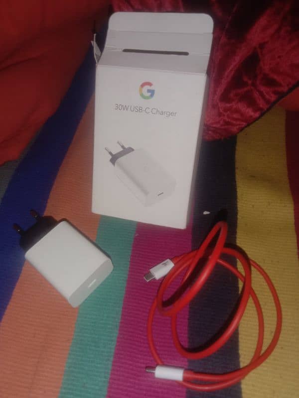 Google pixel original 30watt charger and cable 0