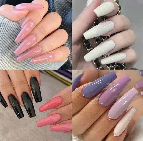 Fake Nail 24 different colors,. . 576 pieces 1