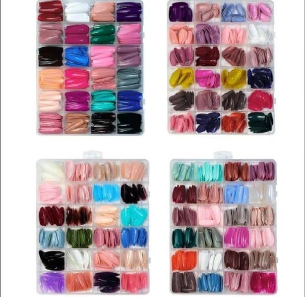 Fake Nail 24 different colors,. . 576 pieces 4