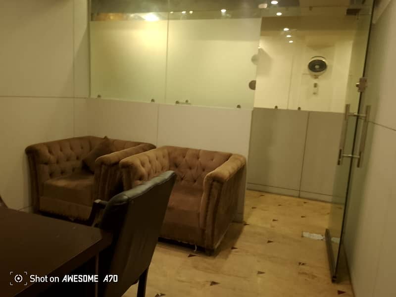 Fully furnished 8 Marla 3rd floor office with lift for rent phase 6. 2