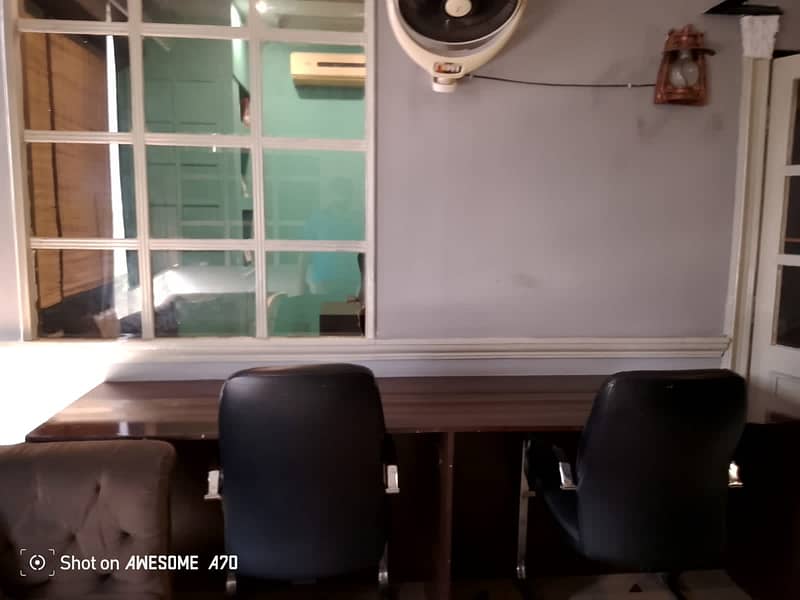 Fully furnished 8 Marla 3rd floor office with lift for rent phase 6. 4