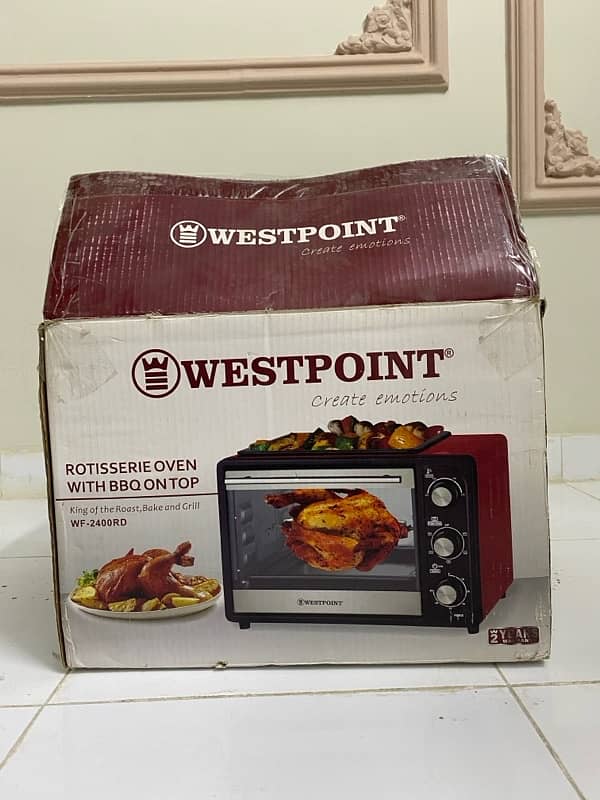 WF-2400RD Westpoint Grill Oven Brand New Untouched 0