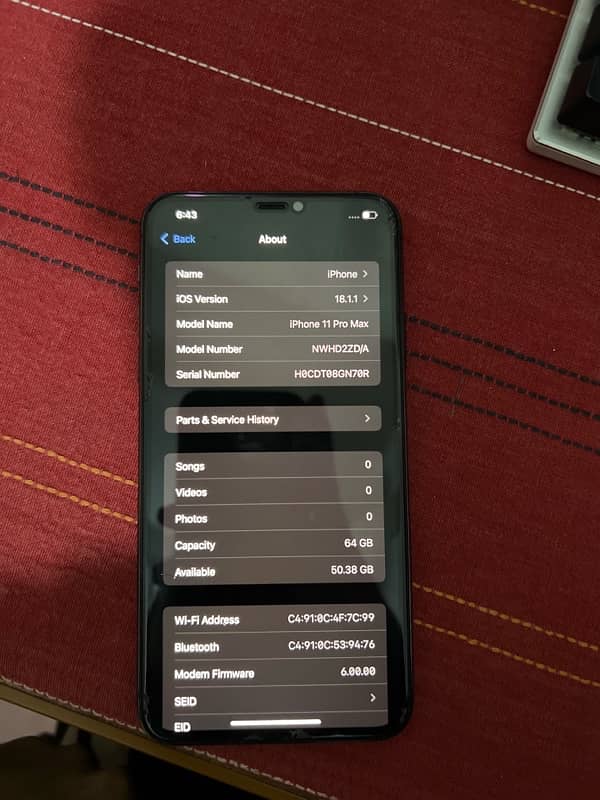 Iphone 11 pro max 64gb non pta 1