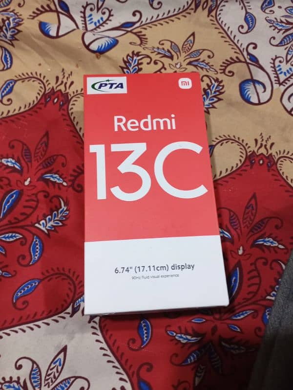 Xiaomi Redmi 13 c  8 ram 256gb rom 5