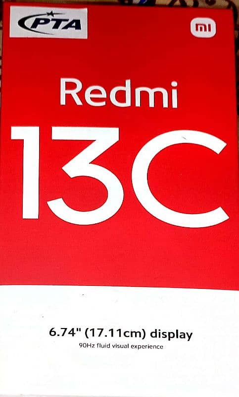 Xiaomi Redmi 13 c  8 ram 256gb rom 7