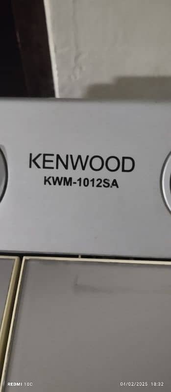 want to sale my Kenwood washing machine in gd condition 1